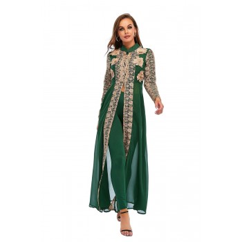 Abaya Dubai Muslim Sets Dress Kaftan Turkish Islamic Clothing Abayas African Dresses For Women